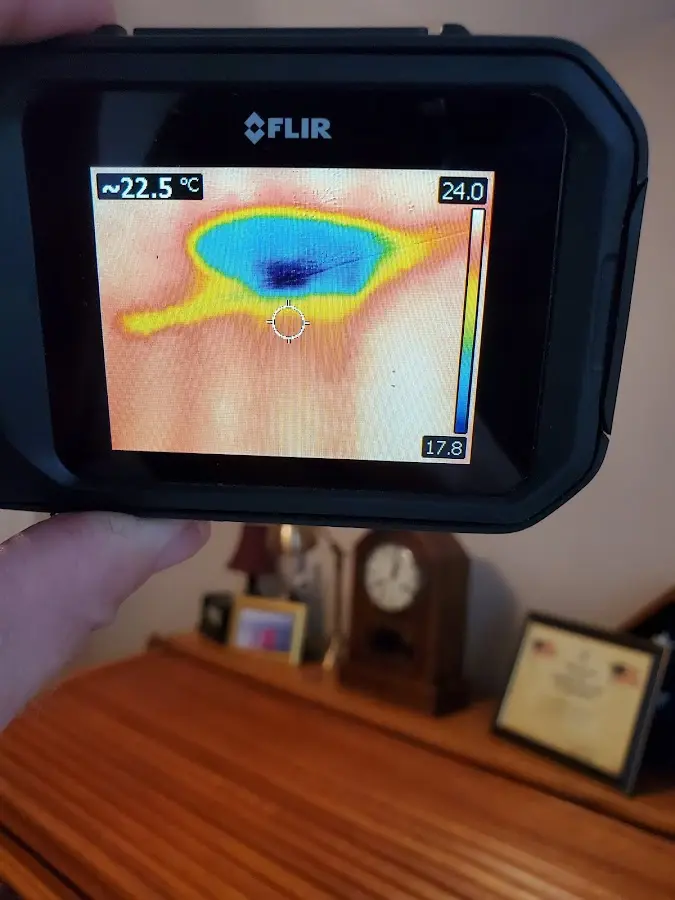 Thermal imaging inspection for water damage in Crookston