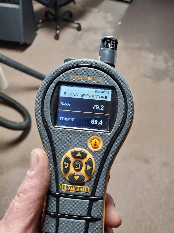 Moisture meter humidity assessment for Fire & Smoke Damage Restoration in Crookston